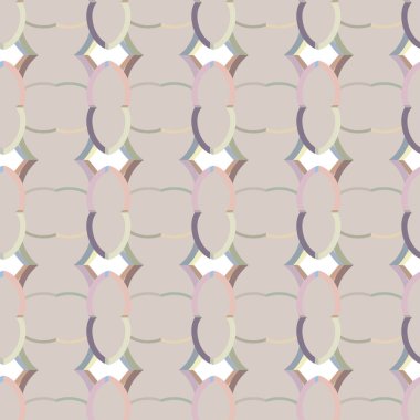Geometrik şekilli kusursuz desen vektör çizimi