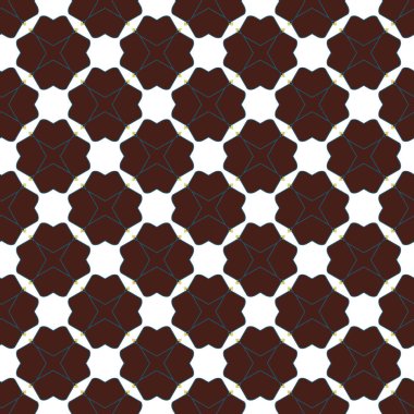 Geometrik şekilli kusursuz desen vektör çizimi