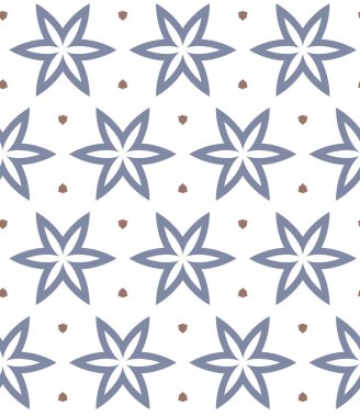 Geometrik şekilli kusursuz desen vektör çizimi