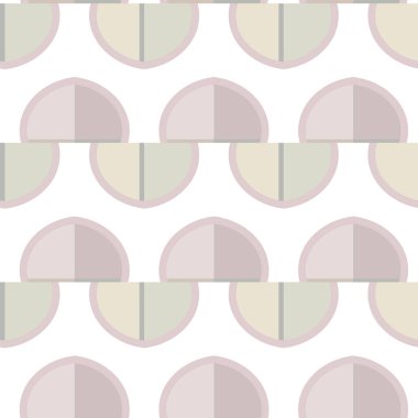 Geometrik şekilli kusursuz desen vektör çizimi