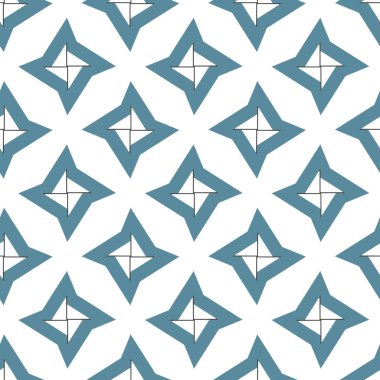 geometrik şekilli kusursuz desen
