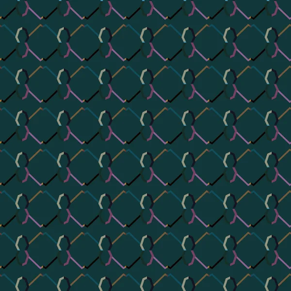 Geometrik şekilli kusursuz desen vektör çizimi