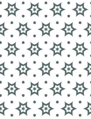 Geometrik şekilli kusursuz desen vektör çizimi