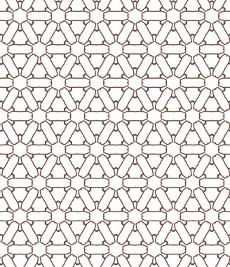 Geometrik şekilli kusursuz desen vektör çizimi