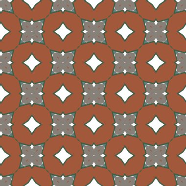 Geometrik şekilli kusursuz desen vektör çizimi