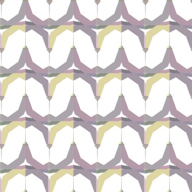 Geometrik şekilli kusursuz desen vektör çizimi