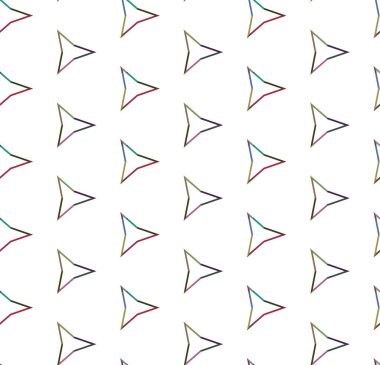 Geometrik şekilli kusursuz desen vektör çizimi