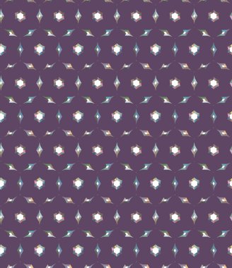 Geometrik şekilli kusursuz desen vektör çizimi