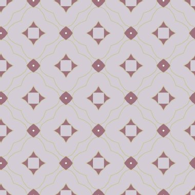 Geometrik şekilli kusursuz desen vektör çizimi