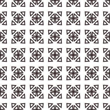 Geometrik şekilli kusursuz desen vektör çizimi