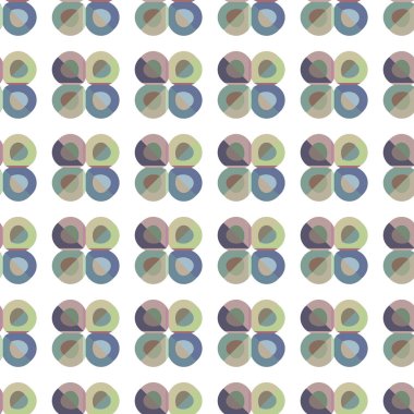 Geometrik şekilli kusursuz desen vektör çizimi