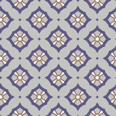 Geometrik şekilli kusursuz desen vektör çizimi