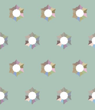 Geometrik şekilli kusursuz desen vektör çizimi