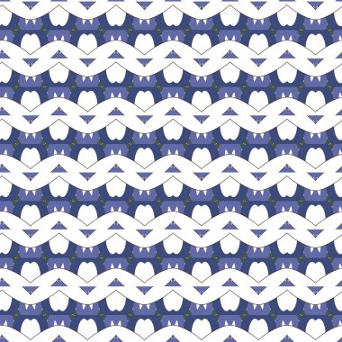 Geometrik şekilli kusursuz desen vektör çizimi