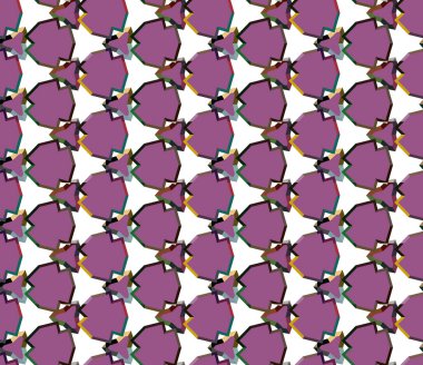 geometrik şekilli kusursuz desen