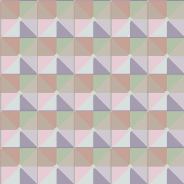 Geometrik şekilli kusursuz desen vektör çizimi