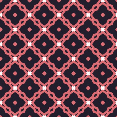 Geometrik şekilli kusursuz desen vektör çizimi