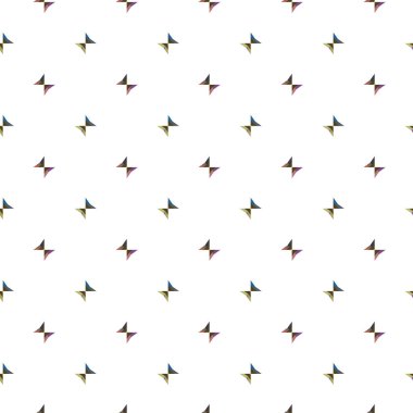 Geometrik şekilli kusursuz desen vektör çizimi