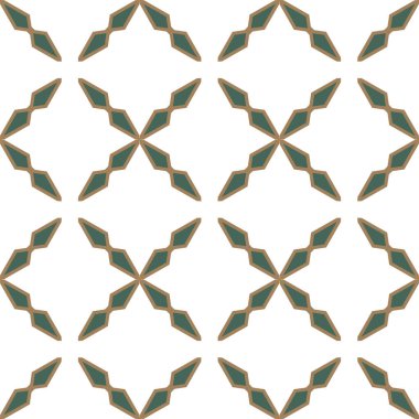 Geometrik şekilli kusursuz desen vektör çizimi