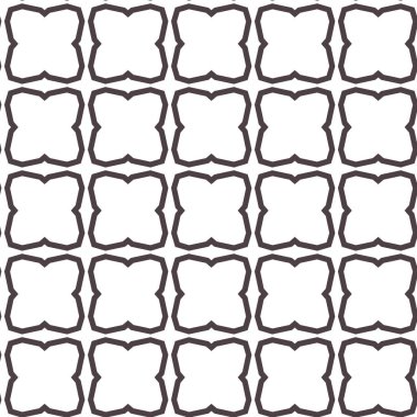 Geometrik şekilli kusursuz desen vektör çizimi
