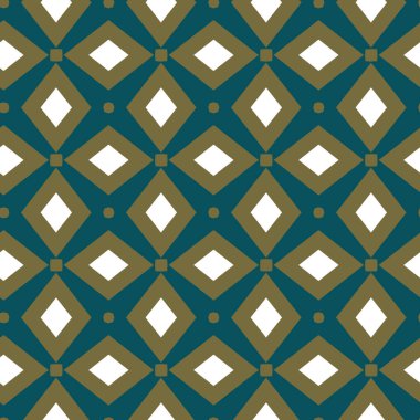 Geometrik şekilli kusursuz desen vektör çizimi