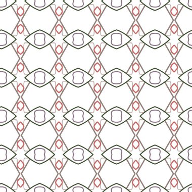 geometrik şekilli kusursuz desen