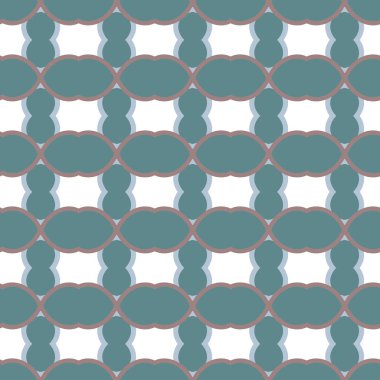 Geometrik şekilli kusursuz desen vektör çizimi