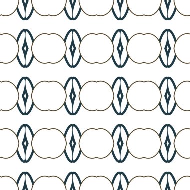 Geometrik şekilli kusursuz desen vektör çizimi