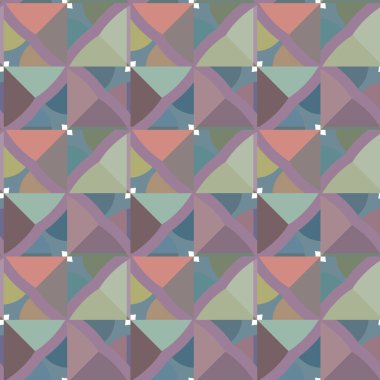 Geometrik şekilli kusursuz desen vektör çizimi