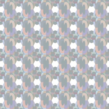 Geometrik şekilli kusursuz desen vektör çizimi