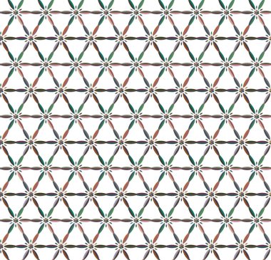 Geometrik şekilli kusursuz desen vektör çizimi