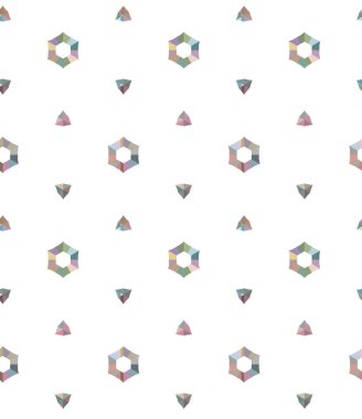 geometrik şekilli kusursuz desen