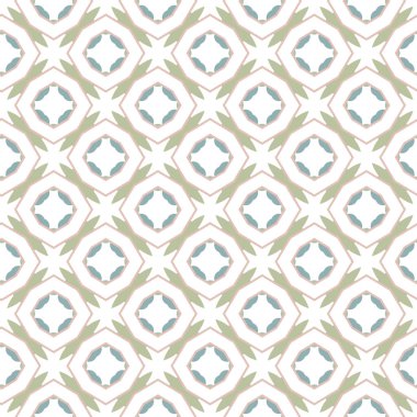Geometrik şekilli kusursuz desen vektör çizimi