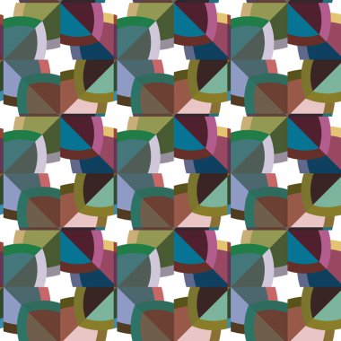 geometrik şekilli kusursuz desen