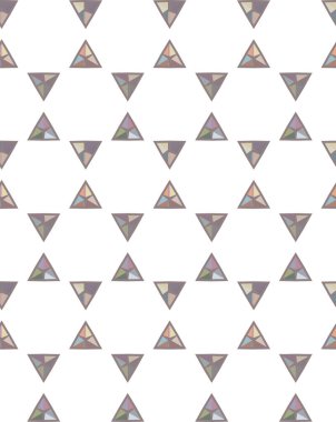 geometrik şekilli kusursuz desen