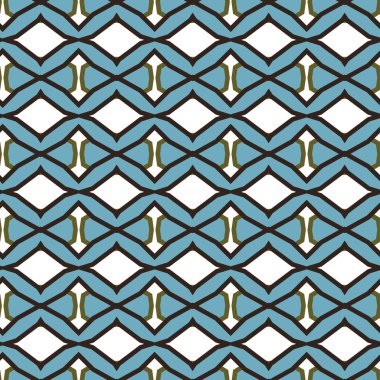 Geometrik şekilli kusursuz desen vektör çizimi