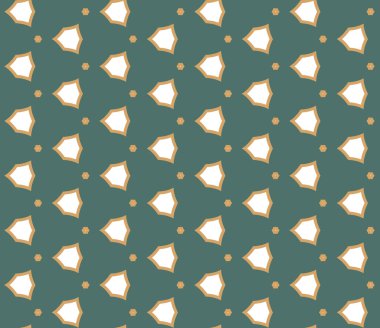 Geometrik şekilli kusursuz desen vektör çizimi