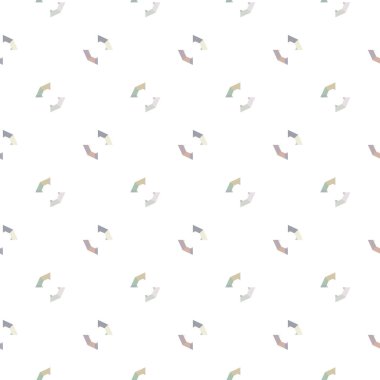 geometrik şekilli kusursuz desen