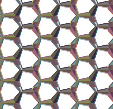 geometrik şekilli kusursuz desen