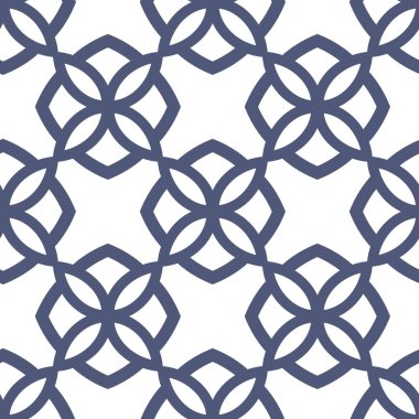 Geometrik şekilli kusursuz desen vektör çizimi