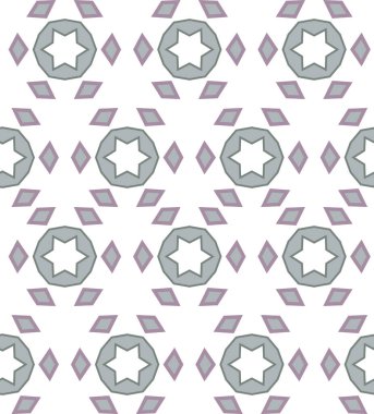 Geometrik şekilli kusursuz desen vektör çizimi