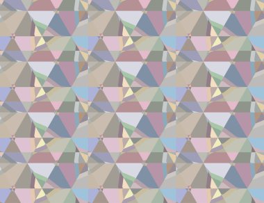 geometrik şekilli kusursuz desen