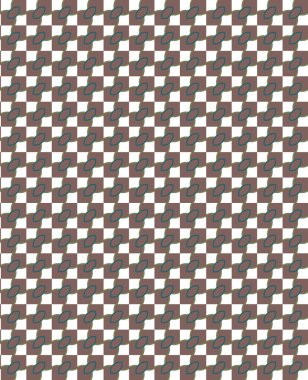 Geometrik şekilli kusursuz desen vektör çizimi