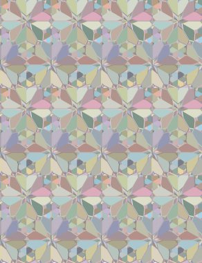 Geometrik şekilli kusursuz desen vektör çizimi