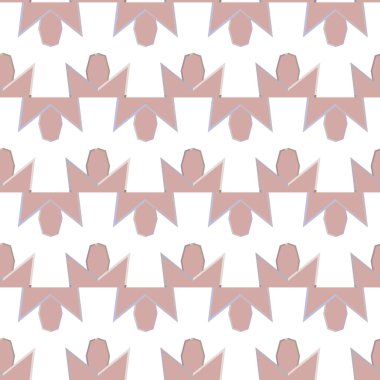 Geometrik şekilli kusursuz desen vektör çizimi