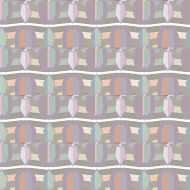 geometrik şekilli kusursuz desen