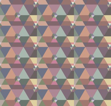 Geometrik şekilli kusursuz desen vektör çizimi