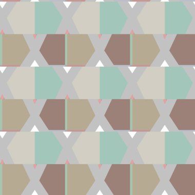 geometrik şekilli kusursuz desen