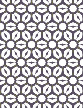 Geometrik şekilli kusursuz desen vektör çizimi