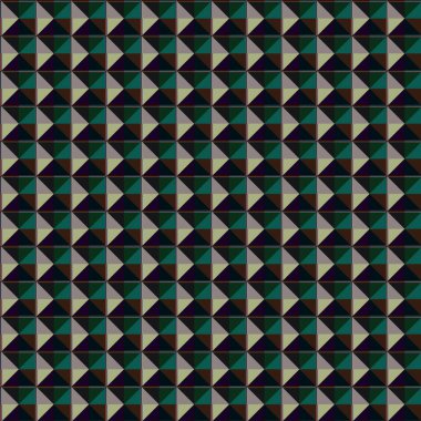 Geometrik şekilli kusursuz desen vektör çizimi